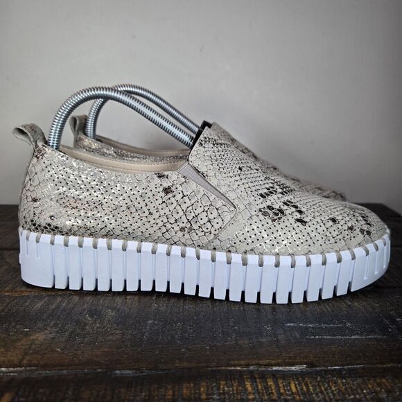 Ilse Jacobsen Shoes - Ilse Jacobsen Hornbaek Tulip Womens Size 11 EU 41 Slip-On Loafer Shoes Snakeskin